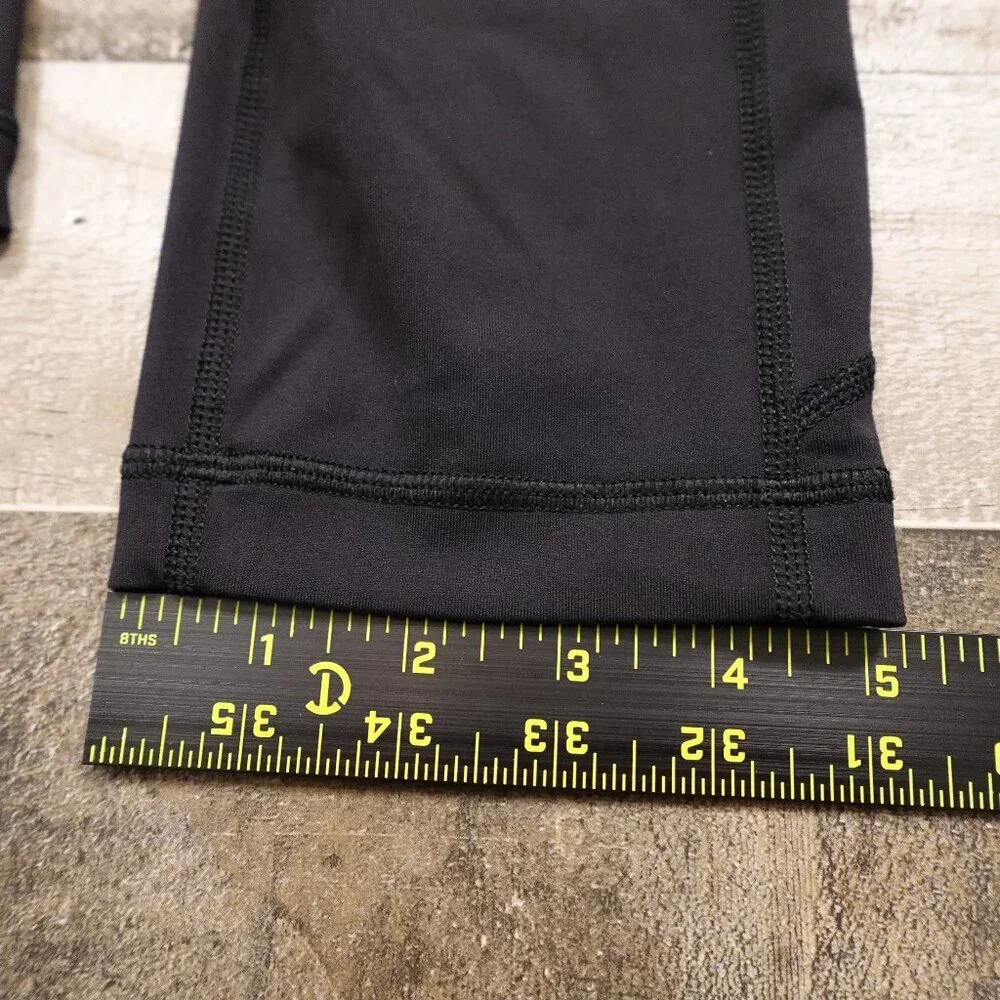 Lululemon Pace rival crop leggings women's 6 black‎